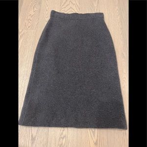 Aritzia johan skirt - charcoal grey